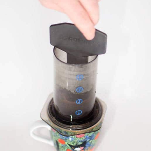 AeroPress umrühren