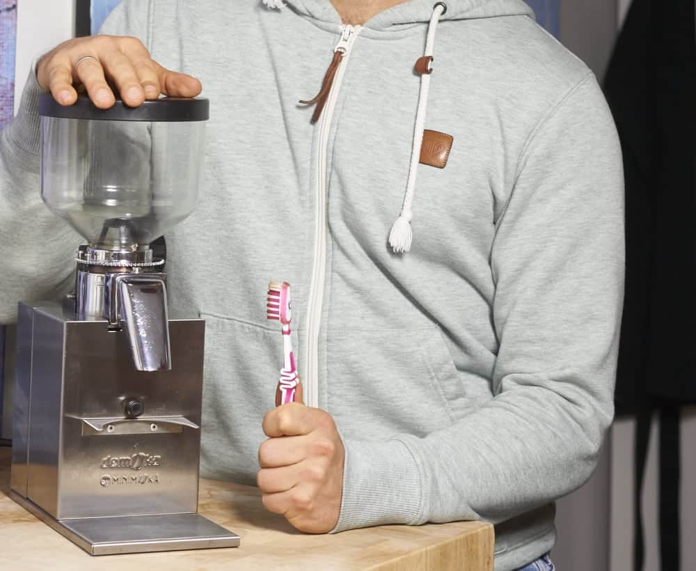 Demoka Kaffeemühle Bürste