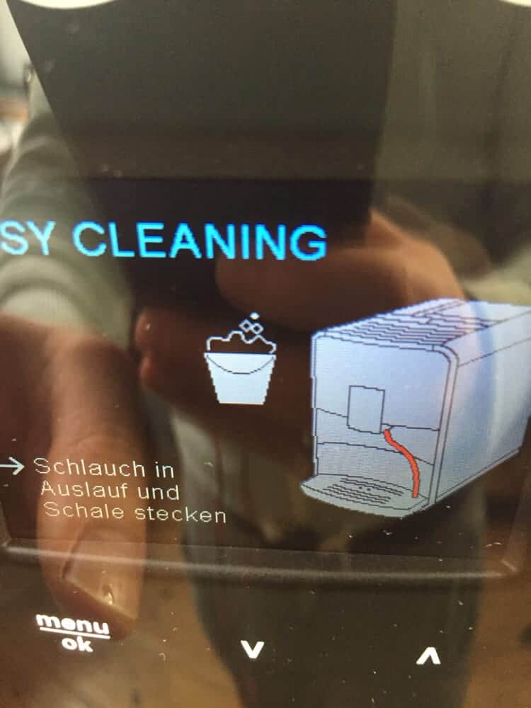 Melitta Caffeo Barista Reinigung Schlauch