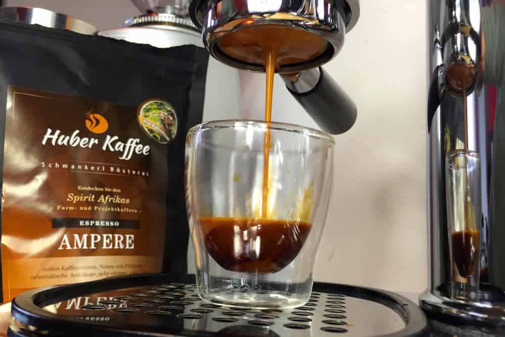 Huber Espresso Bezug im Test