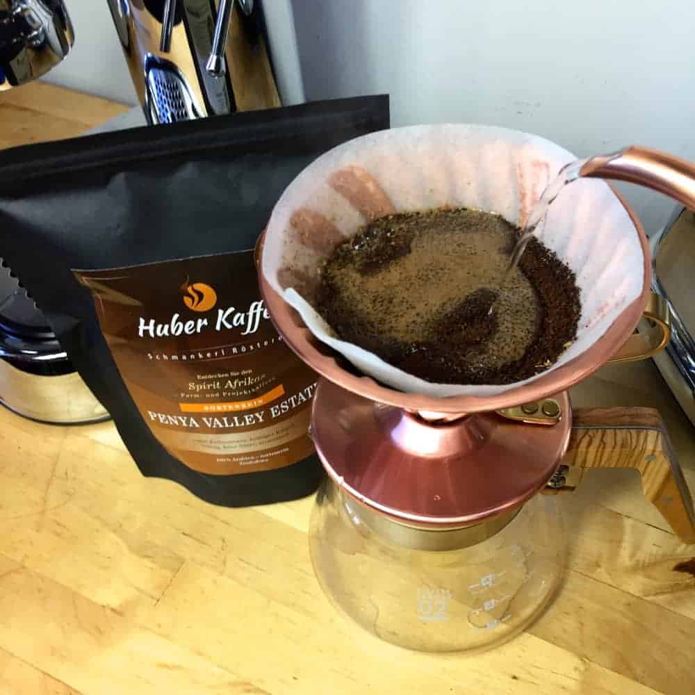 Huber Kaffee im Test aus dem V60 Filter