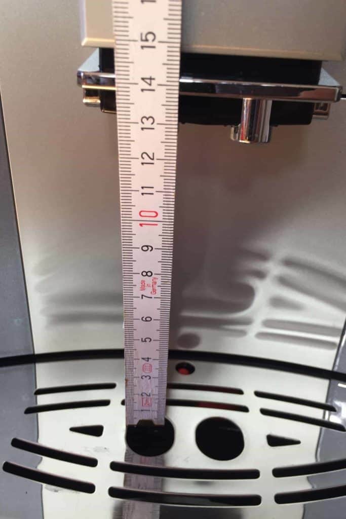 Delonghi ESAM 5500 Auslaufhöhe Min