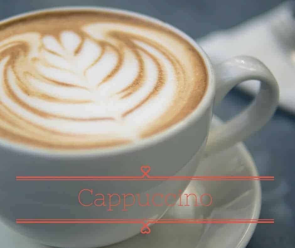 Cappuccino in der Tasse