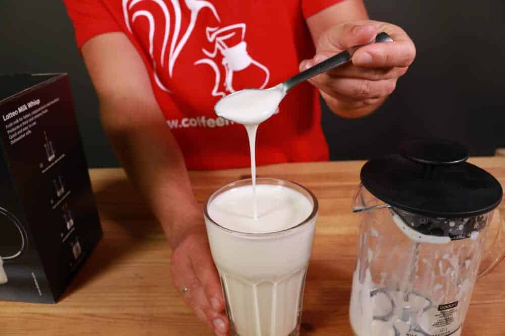 Manuelle Milchaufschäumer Quallität Latte Art
