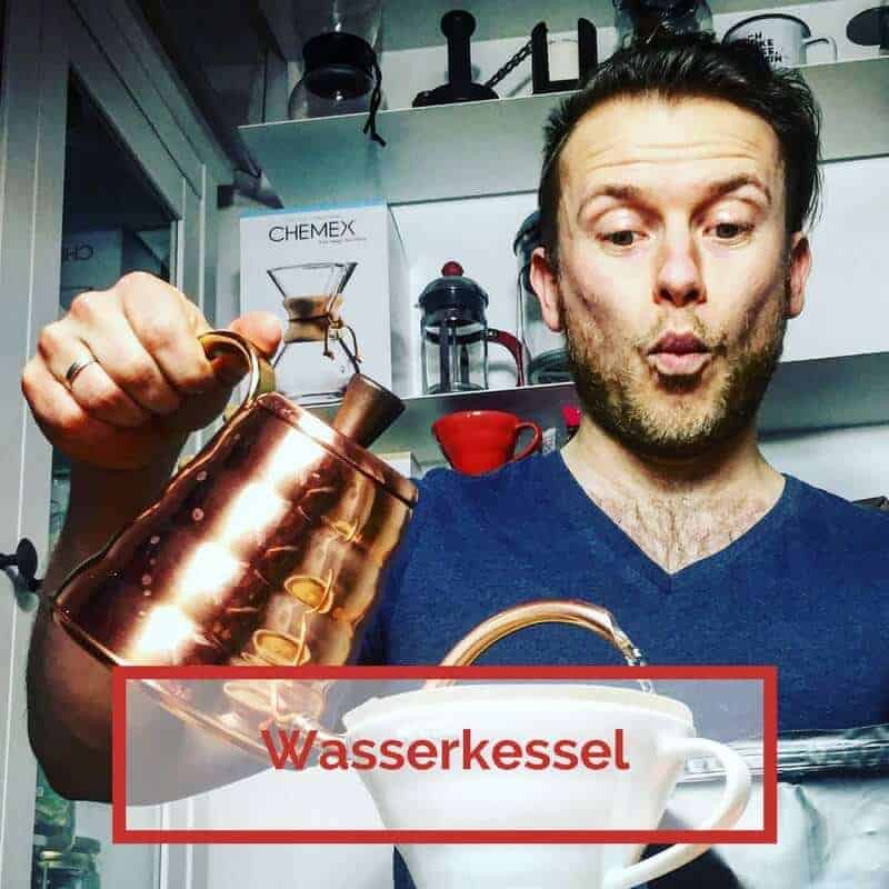 Wasserkessel für Kaffee und Tee