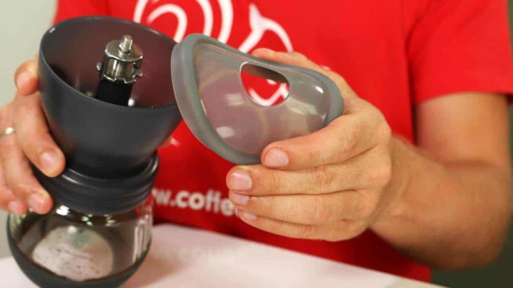 Hario Mill Skerton Handkaffeemuehle Deckel