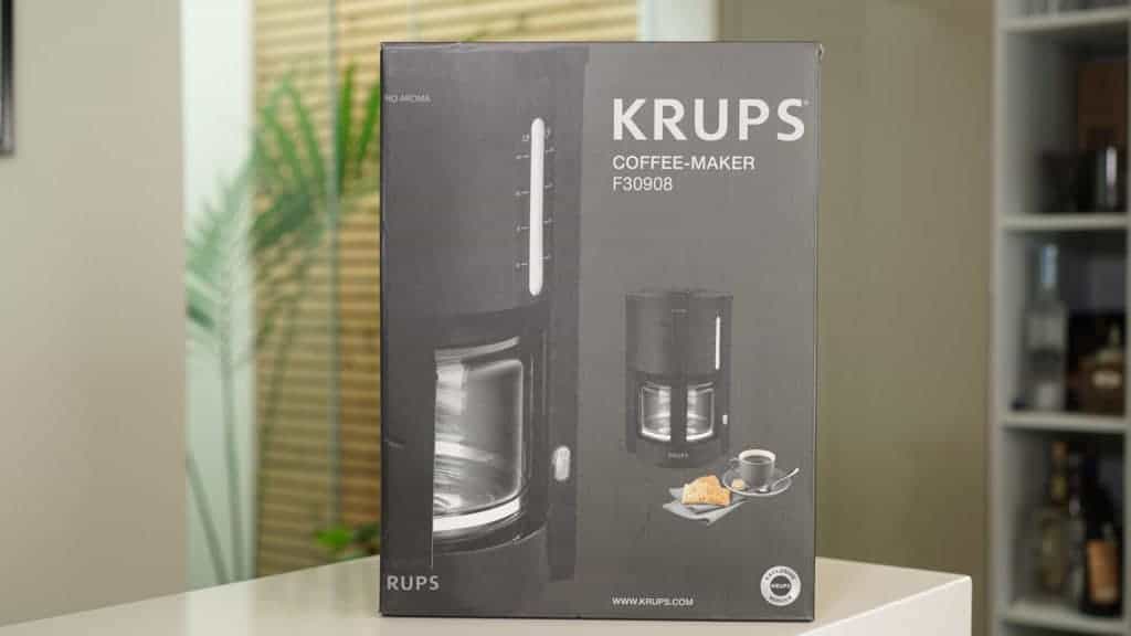 Unscheinbare Verpackung Krups ProAroma