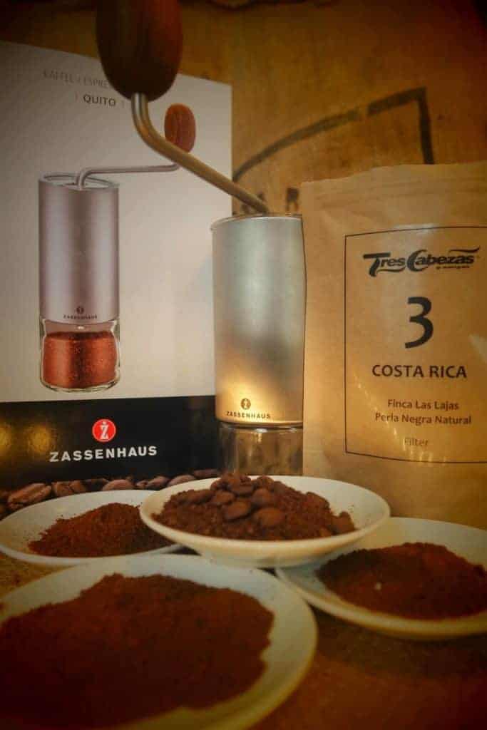 Zassenhaus Handkaffeemuehle Costarica Kaffee