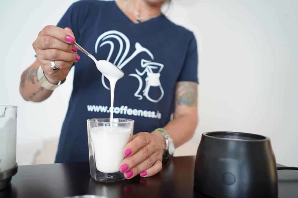 Arendo Milkstar Milchaufschaeumer aus Glas Qualitaet