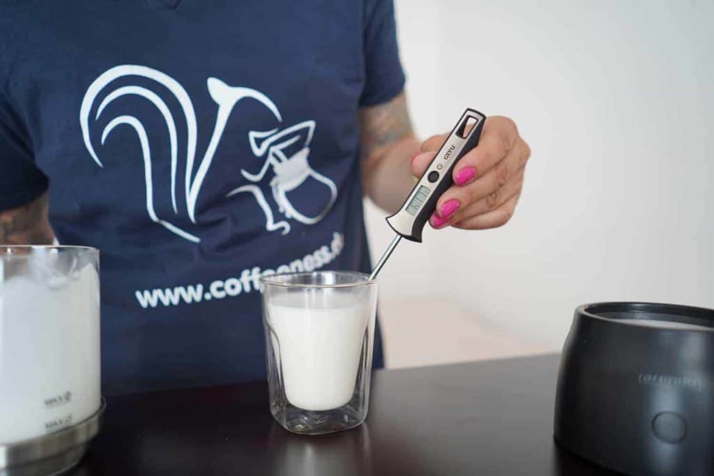 Arendo Milkstar Milchaufschaeumer aus Glas 15917