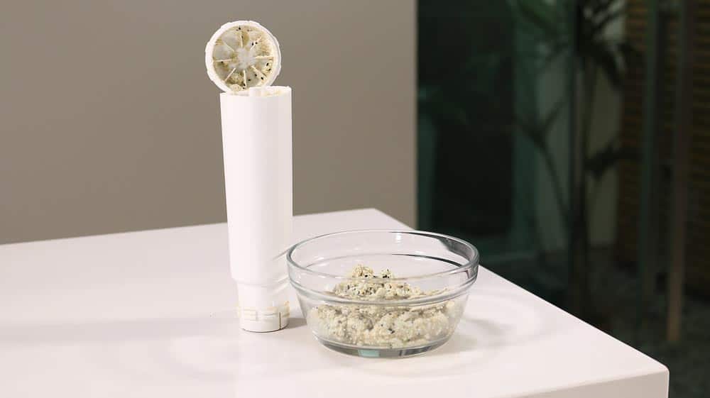 Cappuccino Machine Water Filter cut open