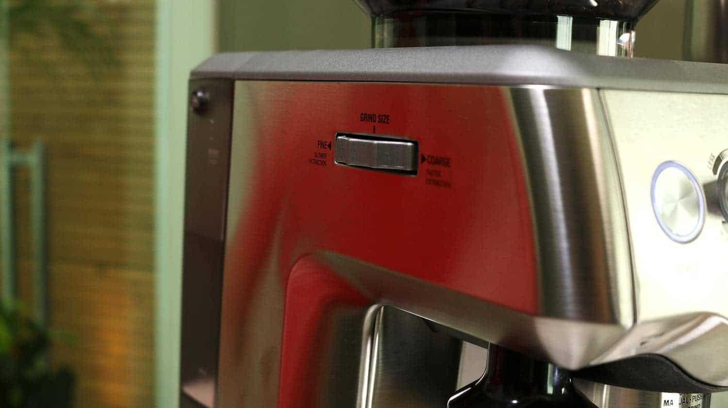 Adjusting grind coarseness on the Breville Barista Express