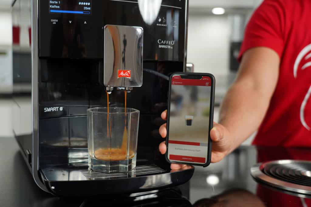 Espresso-Bezug mit der App