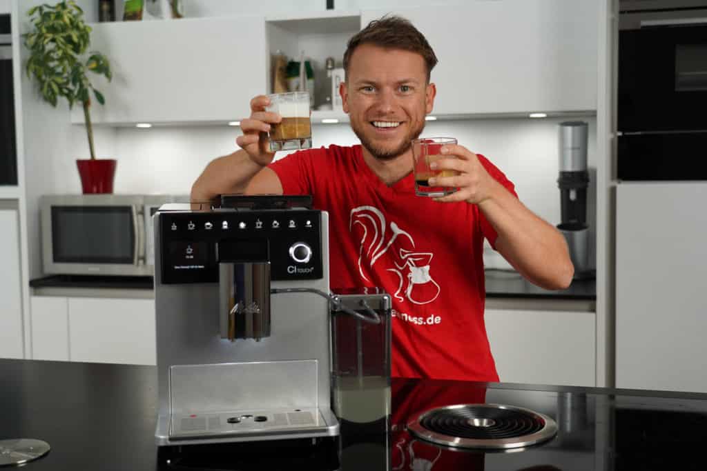 Melitta CI Touch Kaffeevollautomat fertige Kaffeegetraenke Arne