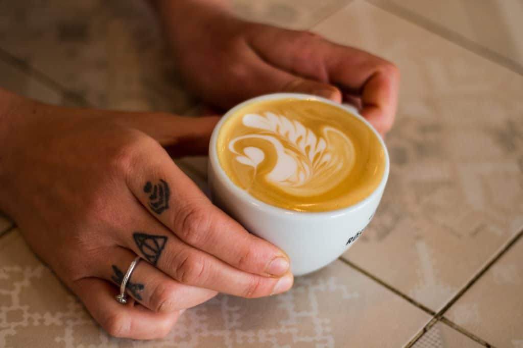 Espresso in Milch 