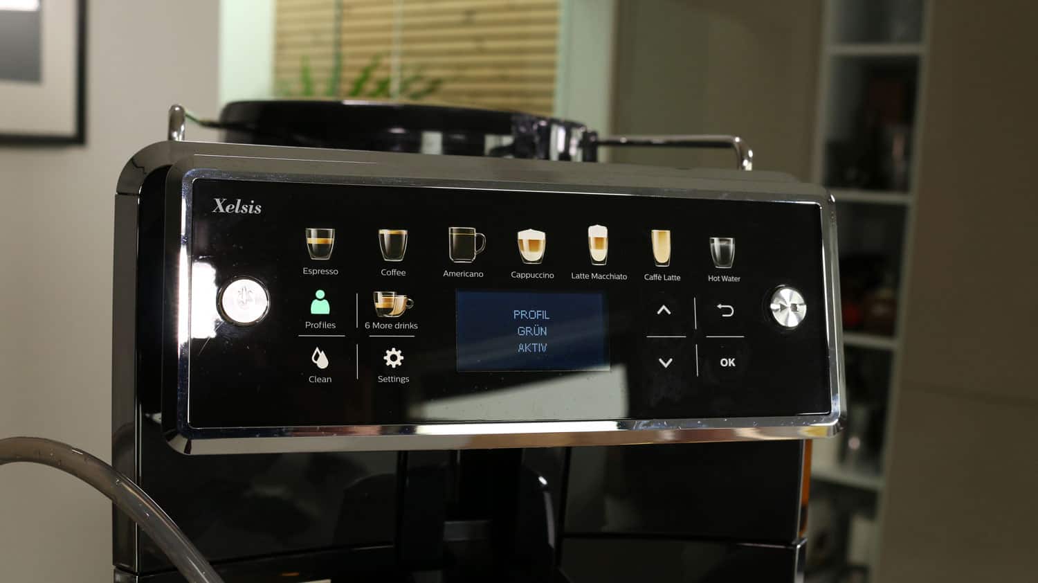 Saeco Xelsis Super Automatic Espresso Machine Display