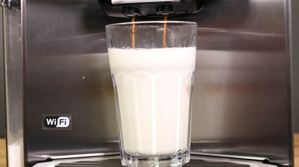 Dispensación de un capuchino