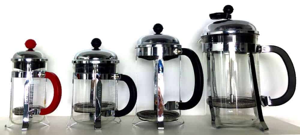 Bodum cafetière à piston toutes les tailles