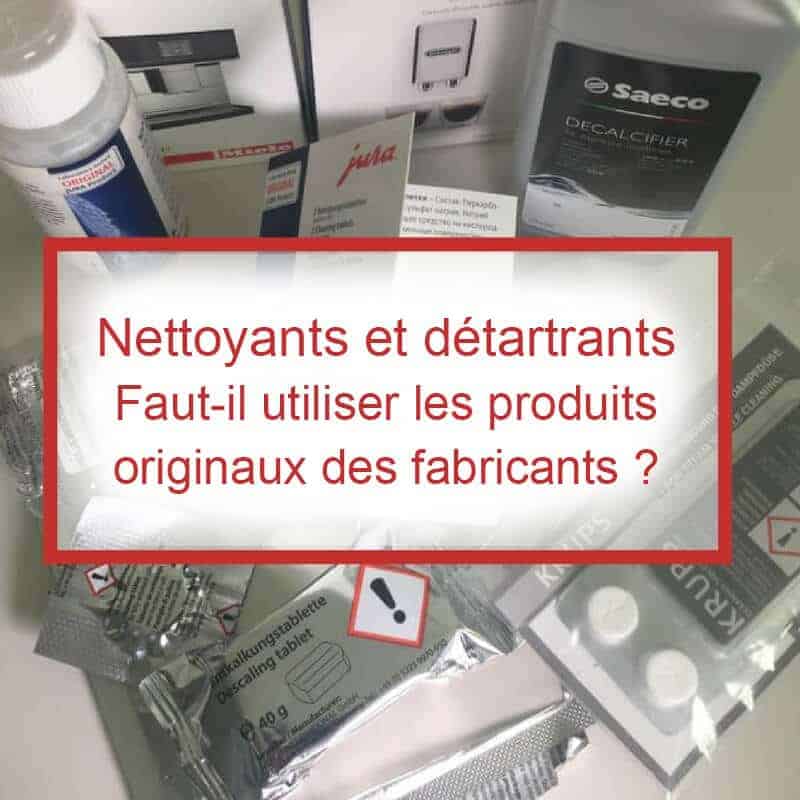 Pastilles nettoyantes & détartrants pour machines à café à grain