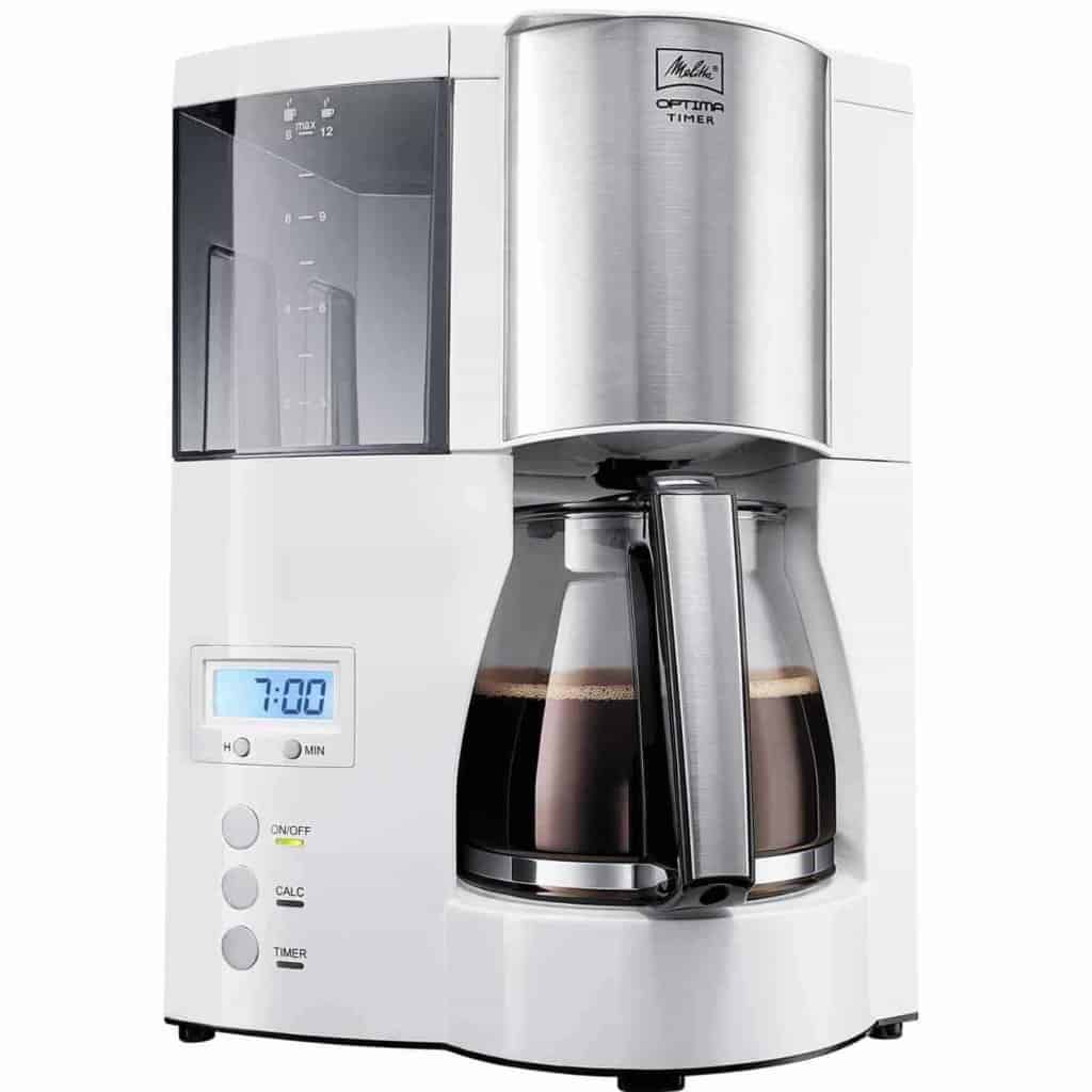 Melitta Optima Timer Kaffeemaschine Weiss