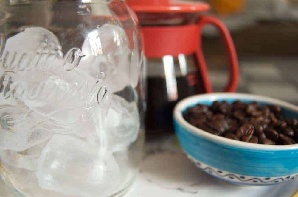Café y cubitos