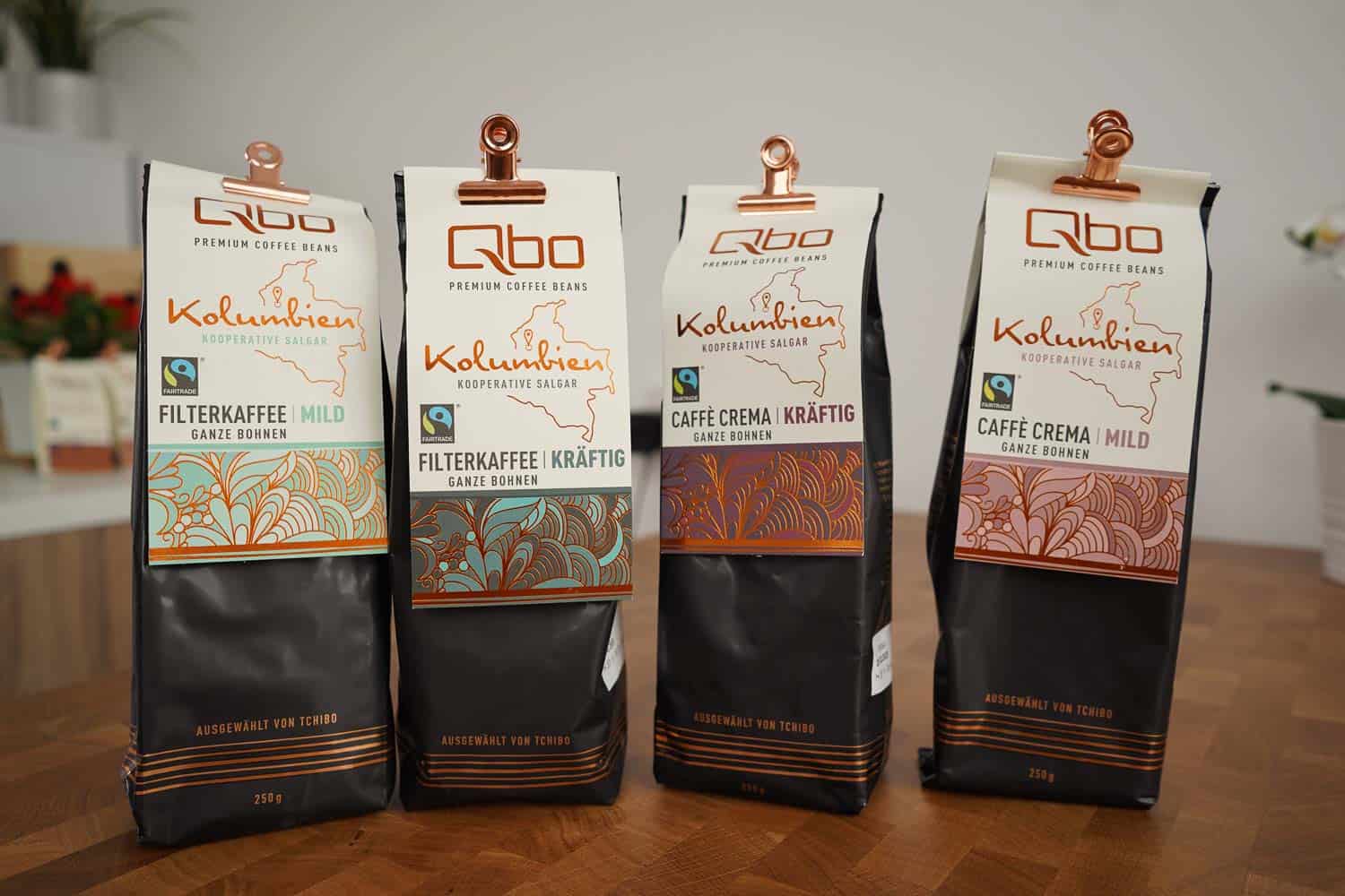 QBO Kolumbien Kaffeebohnen