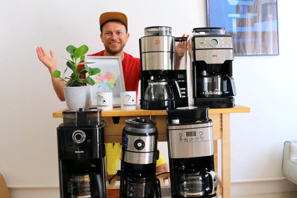 Melitta AromaFresh Kaffeemaschinen mit Mahlwerk Arne