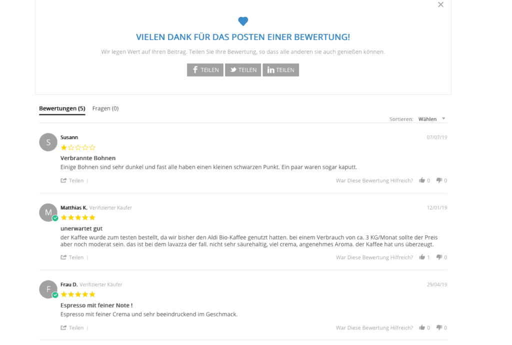 Roastmarket Bewertung Darstellung 2