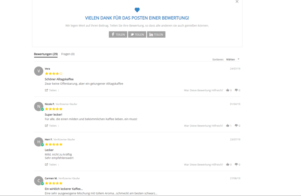 Roastmarket Bewertung Elbgold