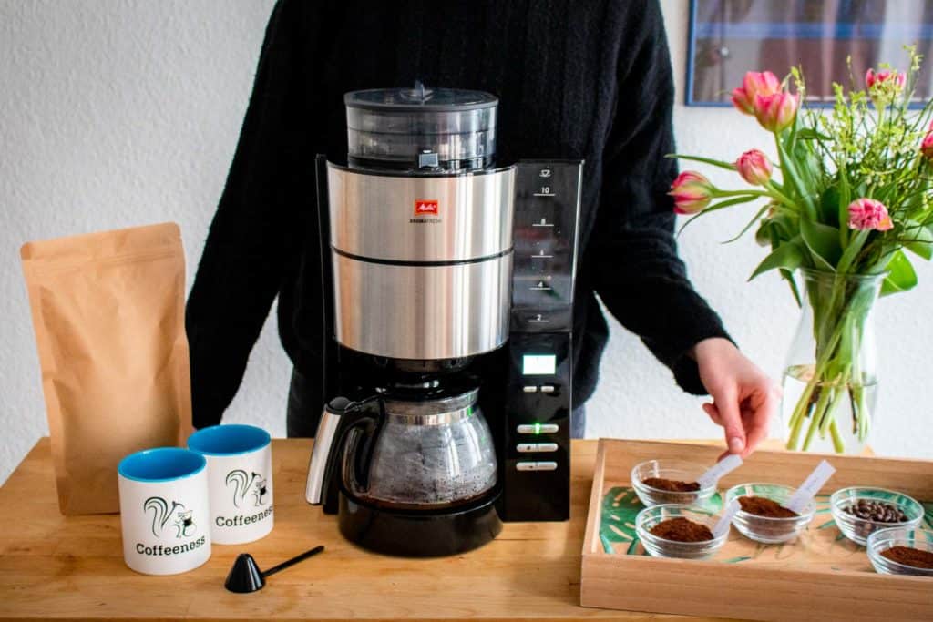 Melitta AromaFresh Kaffeemaschine mit Mahlwerk