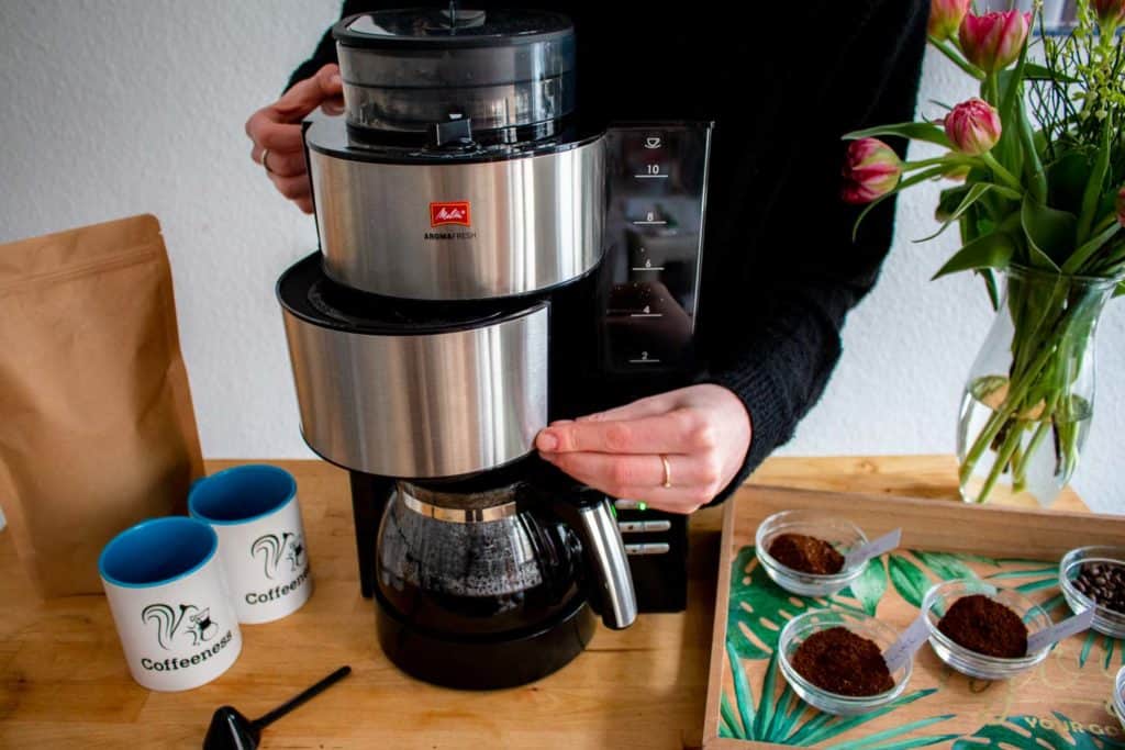 Melitta Aromafresh Filterkaffeemaschine Filterfach