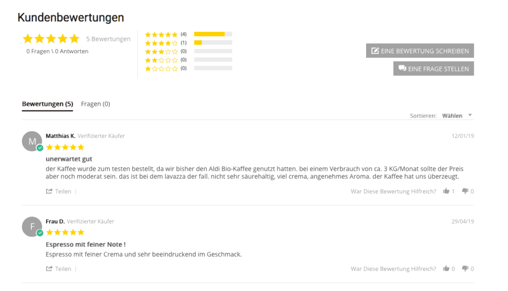 Roastmarket Kommentar verschwunden