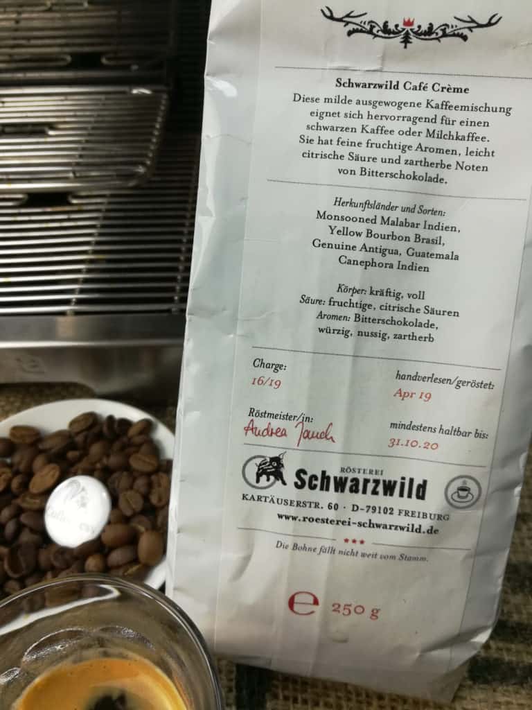 Schwarzwild Kaffee Verpackung