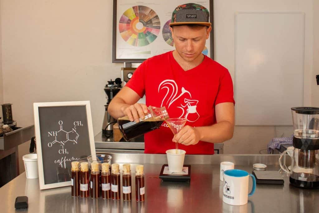 Projekt Koffeinkick abfuellen