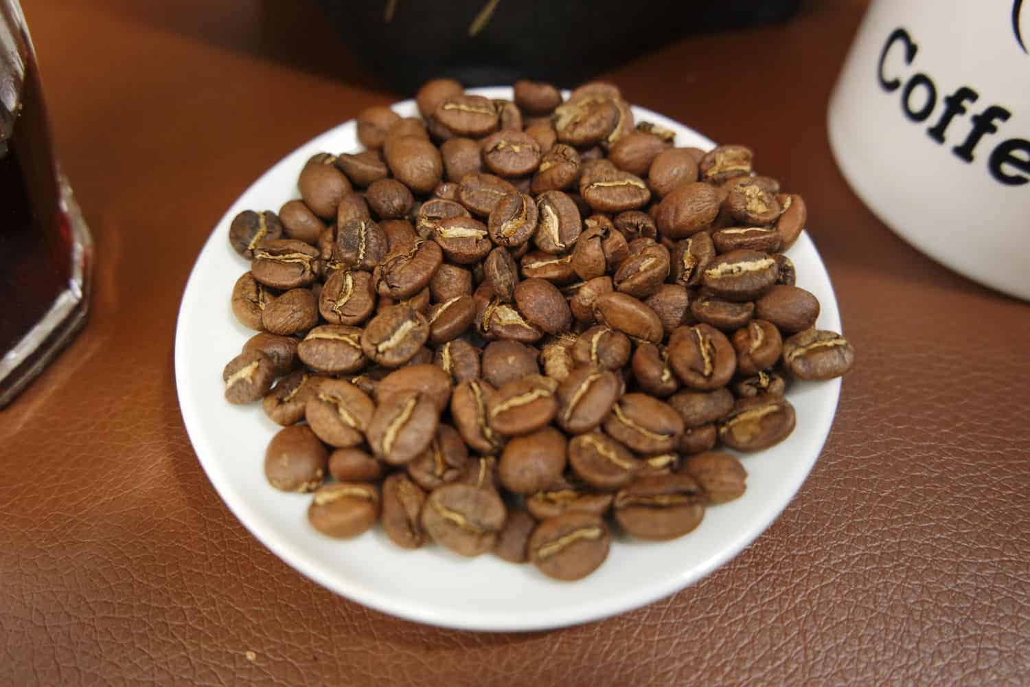Prueba de café Mehrwert Wikiendi foto de los granos
