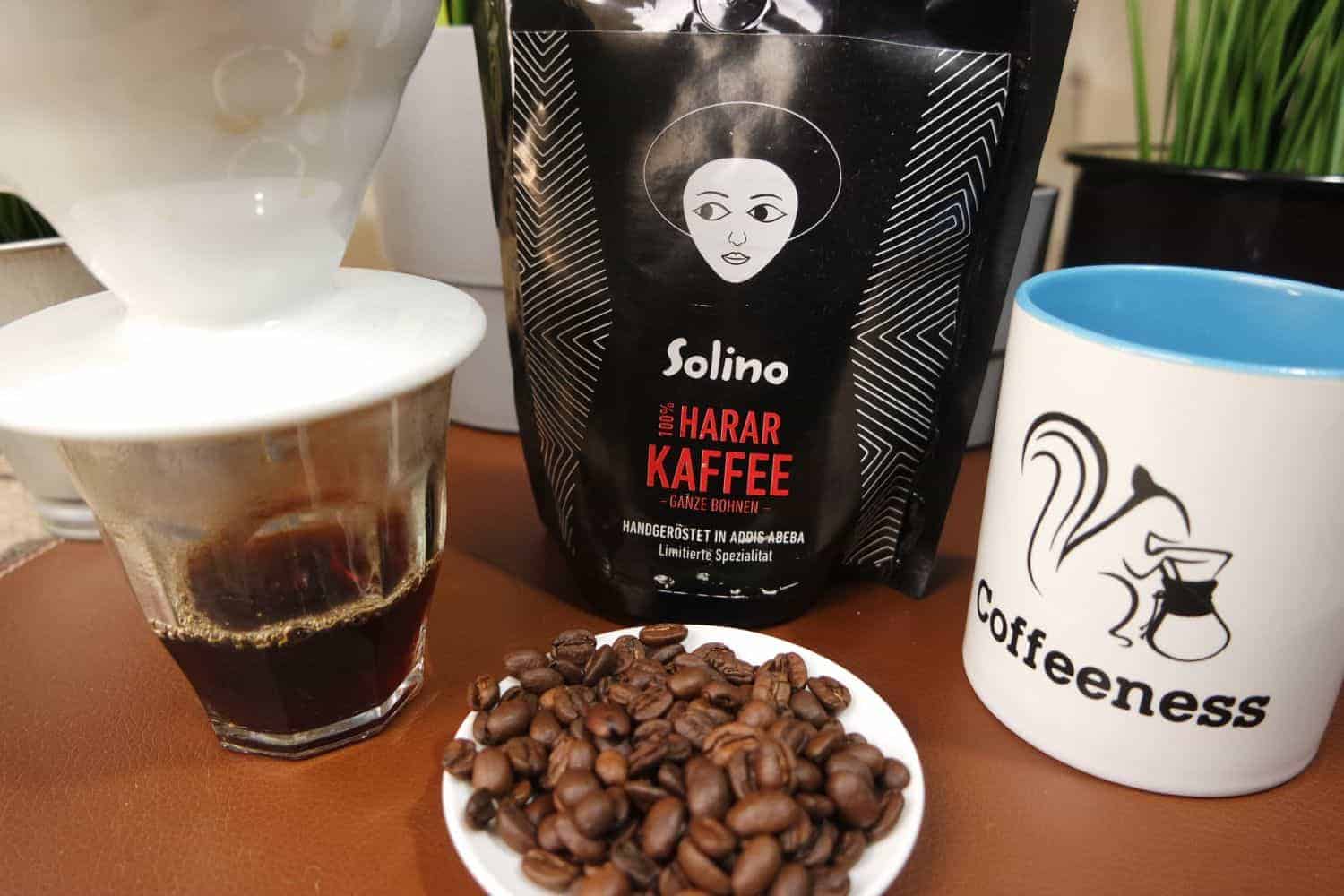 Solino Harar Kaffeebohnen Uebersicht