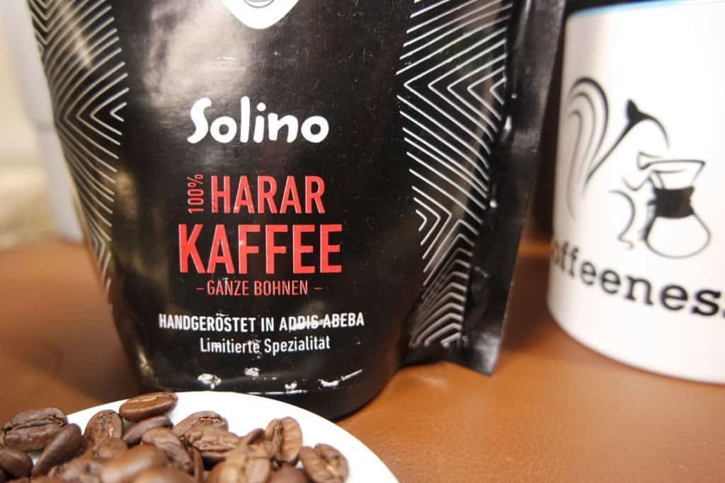 Solino Harar Kaffeebohnen Verpackung vorne