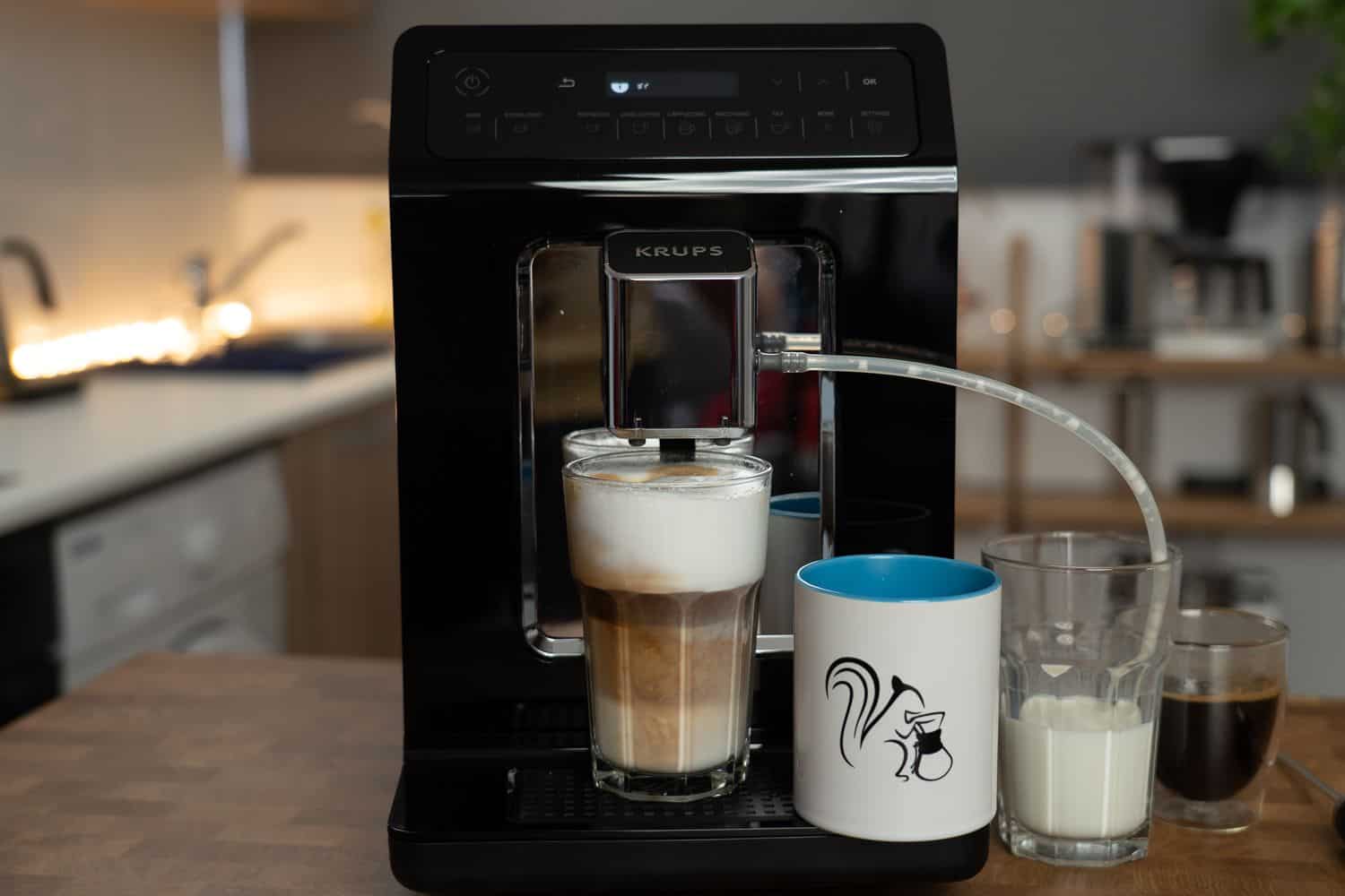 Test Krups Expresso broyeur Evidence : une machine à café trop limitée -  Les Numériques