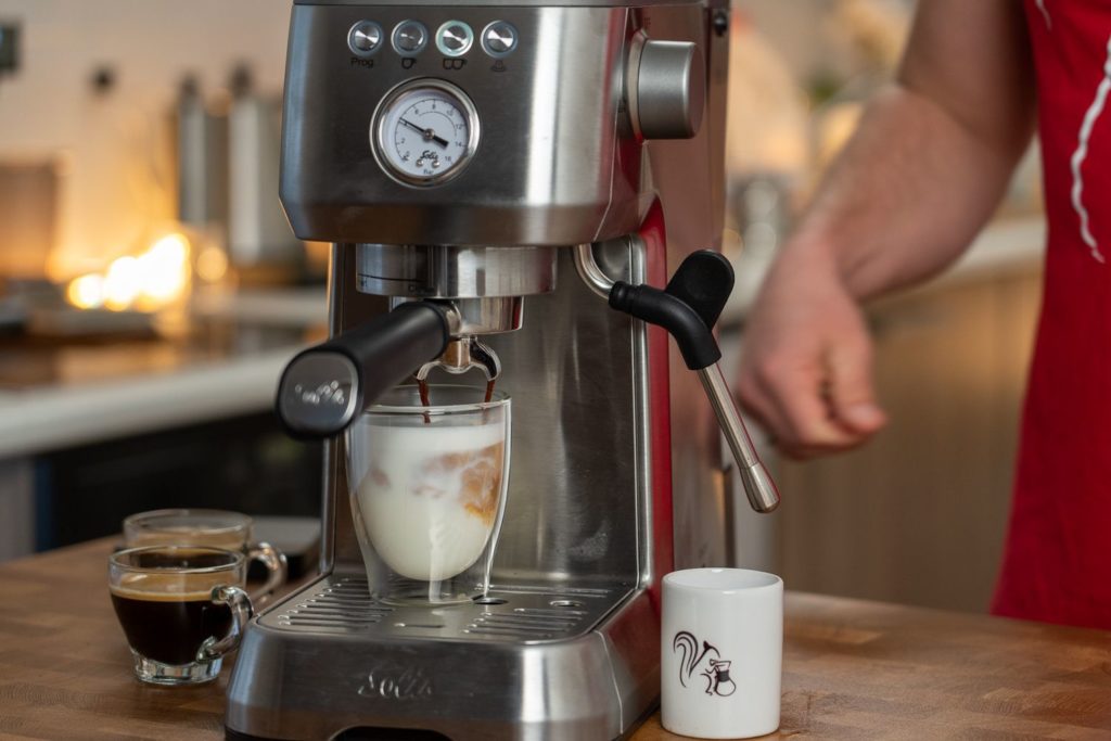 Solis Barista Perfetta Plus Espressomaschine Cappuccino