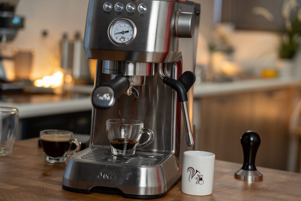 Solis Barista Perfetta Plus Espressomaschine Espressobezug