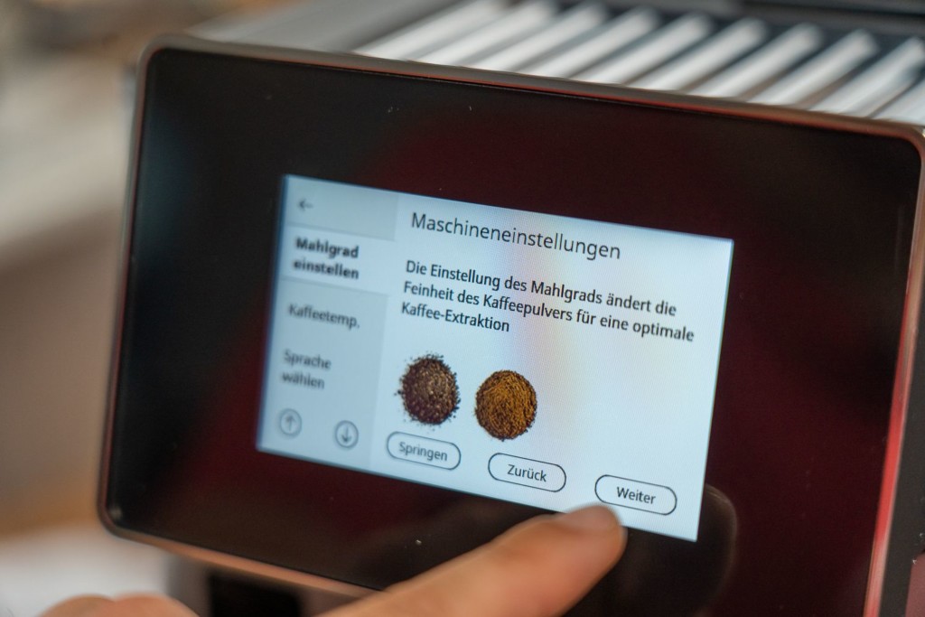 DeLonghi Primadonna Soul Kaffeevollautomat Mahlgrad einstellen
