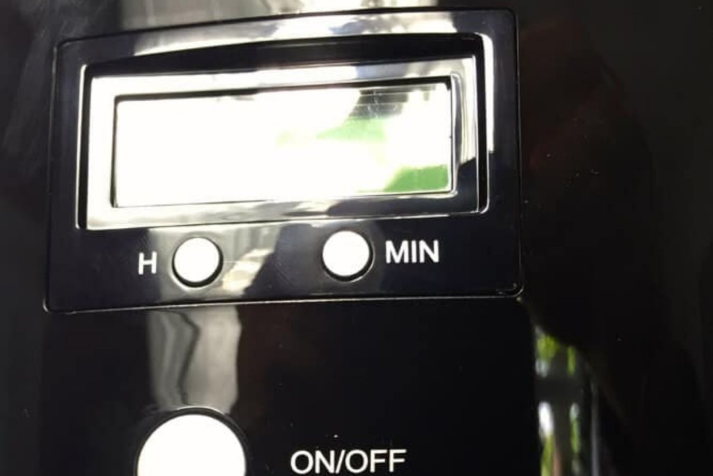 Melitta Optima Timer Kaffeemaschine Display