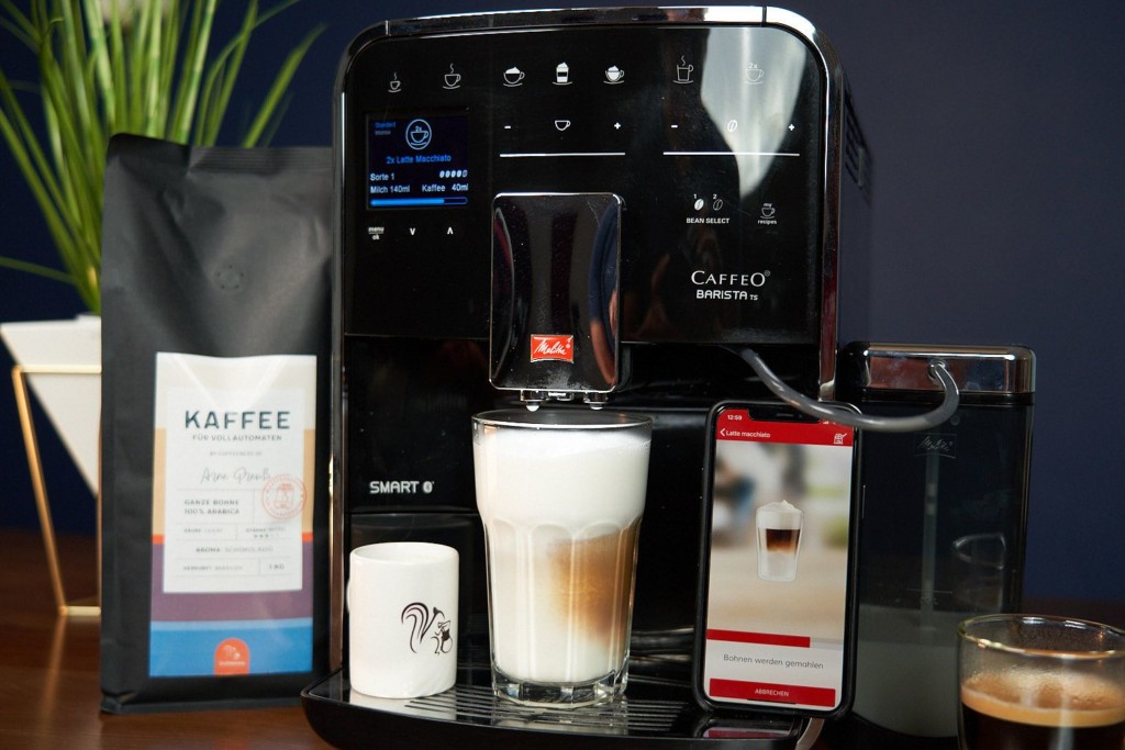 Melitta Caffeo Barista Kaffeevollautomat Latte Macchiato Bezug