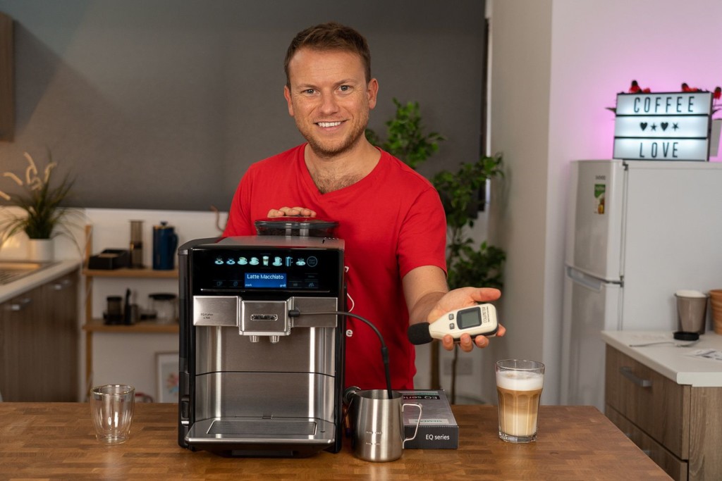 Siemens EQ6 Kaffeevollautomat Lautstaerke messen