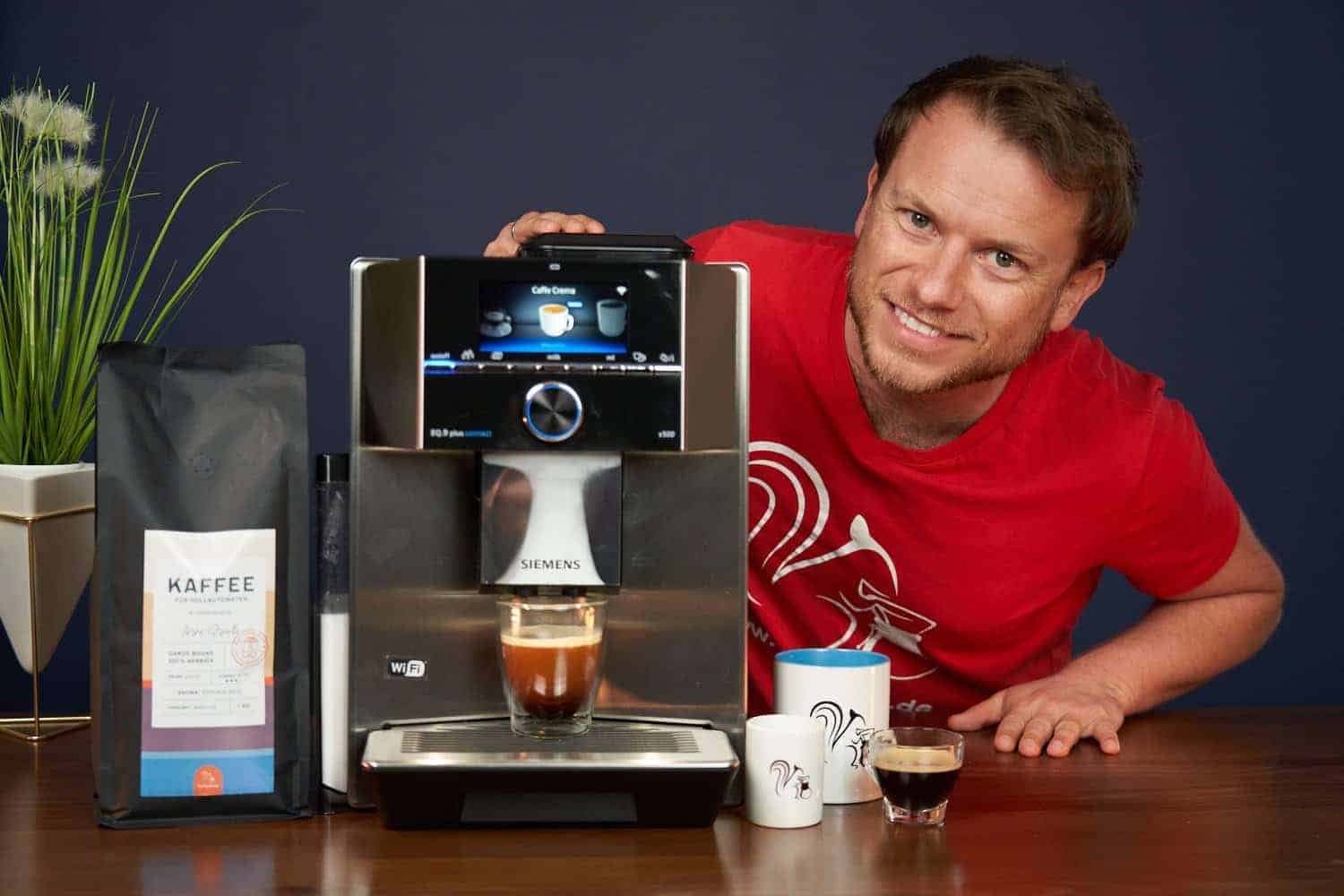 Cómo configurar la cafetera EQ900 superautomática Siemens 