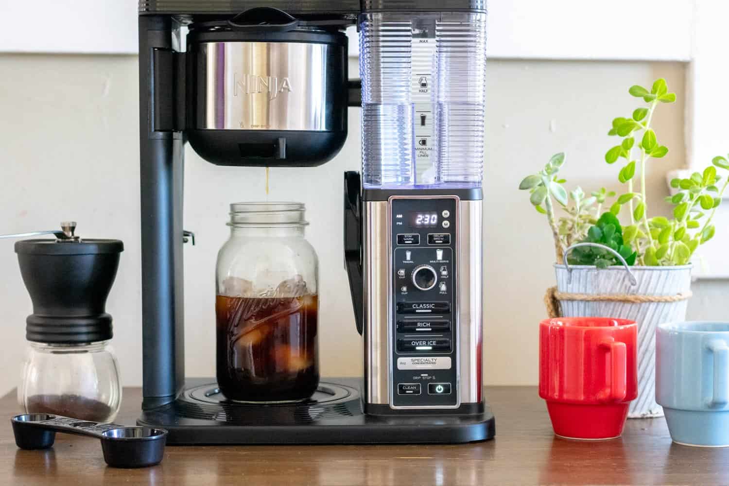 Ninja Hot & Iced, Single Serve or Drip Coffee System 10 Cup Glass