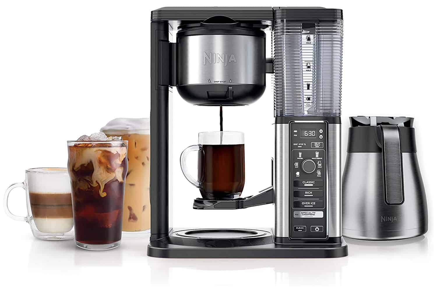 Ninja Hot and Cold Brewed System 10-Cups Automatic Drip Coffee Maker, Black  (CP301)