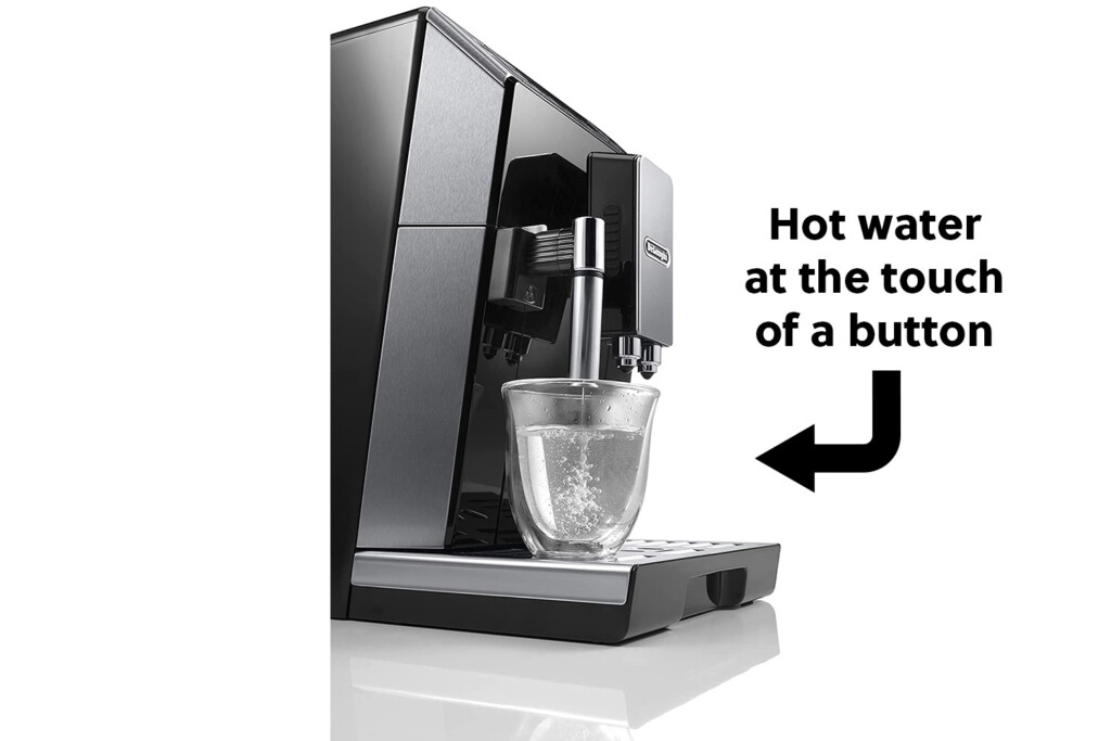 DeLonghi Eletta espresso machine milk foam.
