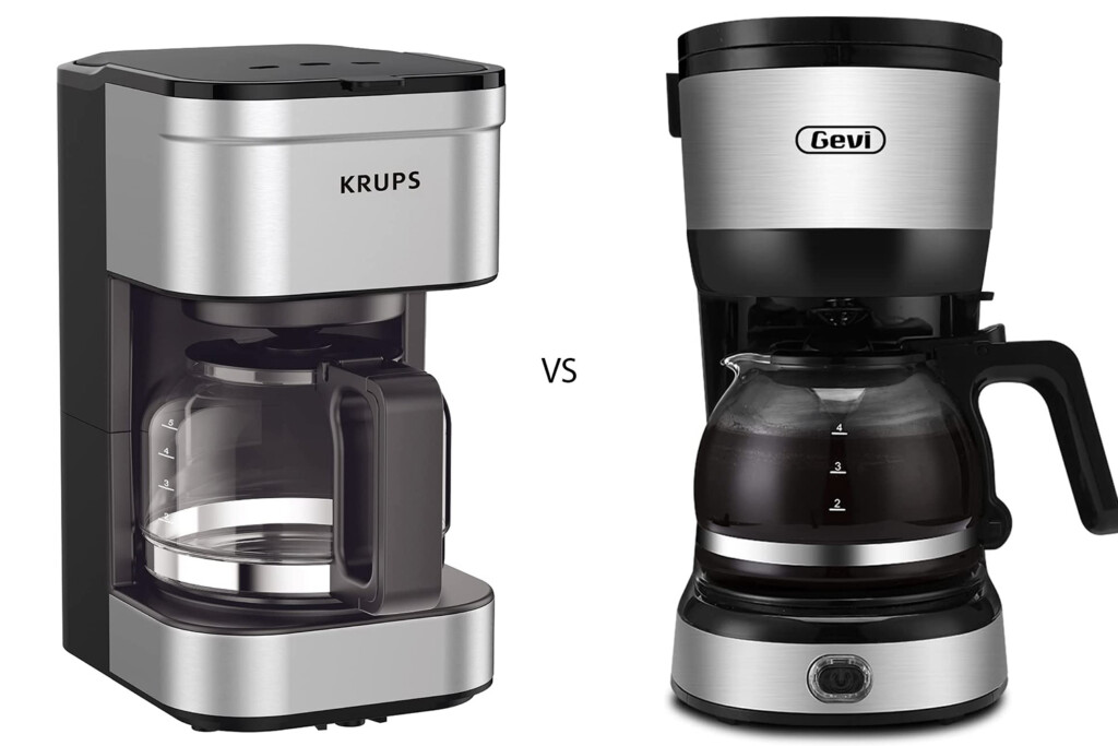 KRUPS Simply Brew vs Gevi 4 Cup Drip Coffee Maker.