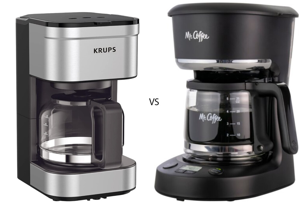 KRUPS Simply Brew vs Mr. Coffee 5 Cup Mini Brew Coffee Maker.